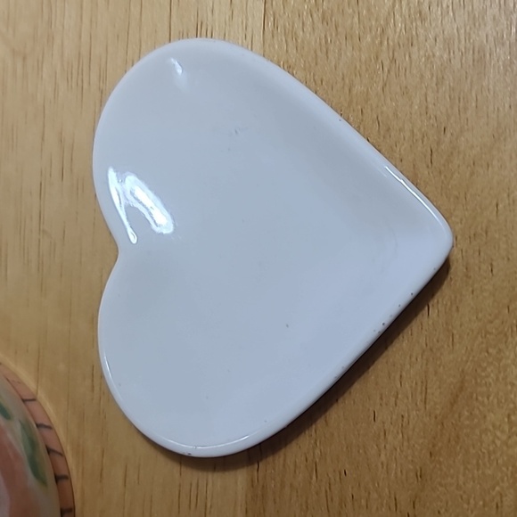 Time for tea Floral studio pottery mug, heart tea Pat with tea infuser - Picture 3 of 8